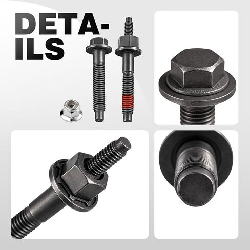 03309 Exhaust Manifold Hardware Kit Compatible with Dodge Charger Challenger Chrysler 300 Ram 1500 Jeep Grand Cherokee, 5.7L 6.1L 6.4L HEMI V8 2005-2020, Replaces # 6509863AA 6505316AA 6507746AA in Kuwait