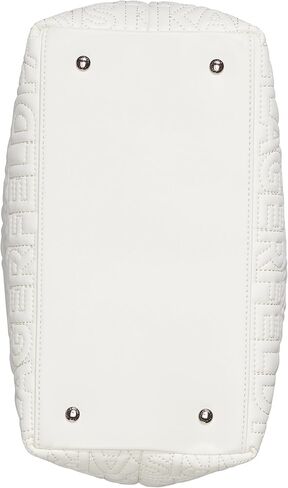 KARL LAGERFELD Paris Voyage Crossbody Tote Bag, Winter White Multi, One Size in Saudi Arabia