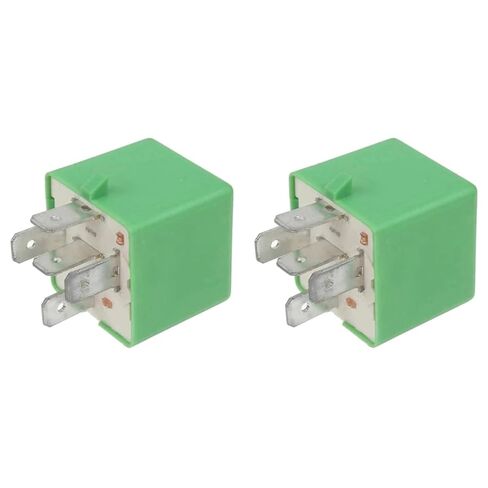 2X 12V 35A 5 دبابيس تبريد مروحة مشعاع التتابع الأخضر 6547TX ل 206 207 306 307 406 407 807 in Saudi Arabia