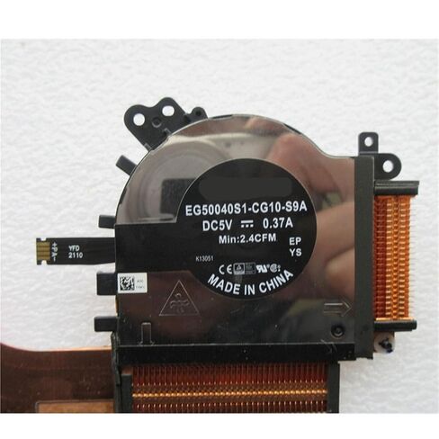 Laptop CPU Heatsink Cooling Fan for 7210 2-in-1 T04J002 09JCPV AT2TN001ZAL EG50040S1-CG10-S9A TY9FC in Saudi Arabia