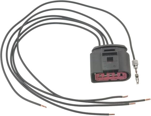 Mass Air Flow Sensor Connector Compatible With Volkswagen Bora 2.5L L5 2010 2009 2008 2007 2006 P-3890338 in Saudi Arabia