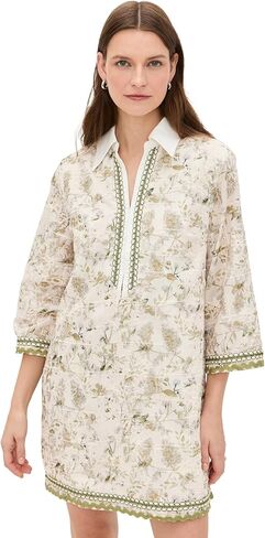English Factory Women's Floral Embroidery Mini Dress in Saudi Arabia