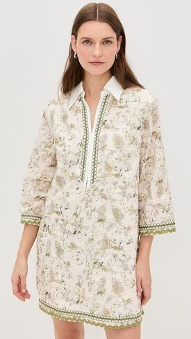 English Factory Women's Floral Embroidery Mini Dress in Saudi Arabia