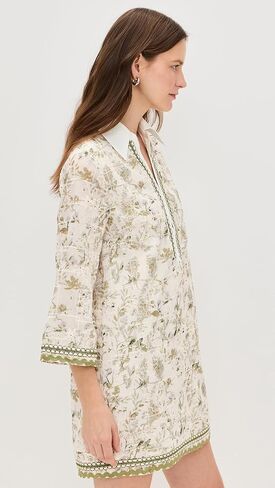 English Factory Women's Floral Embroidery Mini Dress in Saudi Arabia