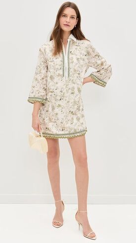 English Factory Women's Floral Embroidery Mini Dress in Saudi Arabia