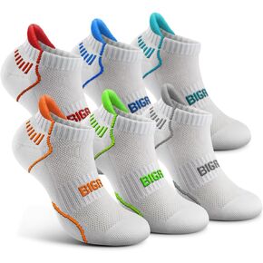 جوارب رياضية كبيرة للأطفال للكاحل مبطنة للأولاد والبنات والشباب مدرسة غير رسمية منخفضة القطع جوارب رياضية للجري ودعم قوس 6 أزواج in Kuwait