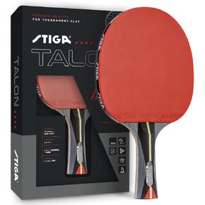 مجداف ستيجا تالون بينج بونج - شفرة خفيفة للغاية 6 طبقات - إسفنجة معتمدة للبطولة 2 مم - مقبض متوهج لتعزيز التحكم - مضرب تنس طاولة تنافسي للمتعة العائلية in Kuwait