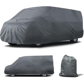 Ultimum Series Car Cover for 2013-2026 Ford Transit Van 148" Extended Wheel Base with High Roof All Weather Protection Semi Custom Fit Dust, Sun, Snow, Rain Protection Indoor Outdoor in Kuwait