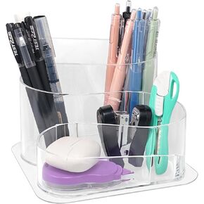 Pencil Holder, Aesthetic Desk Pen & Makeup Brush Organizer, Decorative Desk Organizer Storage for Home, School, Office in Kuwait