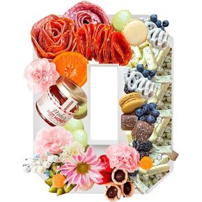 صينية تقديم بلاستيكية قابلة للتعبئة بأرقام الفحم، قابلة لإعادة الاستخدام، 10 بوصة، صينية مقبلات الطعام، ديكور حفلات عيد الميلاد (شكل واحد) in Kuwait