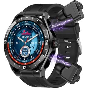 Smart Watch with Earbuds, Bluetooth Watch with Earbuds Smart Watches for Men Metal Material Ultra-Thin Body 9D Sound Effects,Sports Watch, Compatible Android Phones and iOS in Kuwait