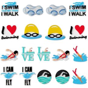 Joyhey 18 قطعة من أحذية السباحة الساحرة لتزيين الأحذية الرياضية من أجل Clog in Kuwait