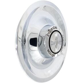 1 Pc Vintage Center Cap Police Cap No Logo 8.25" Diameter Fits Wheels with 7.00" Inner Ring Chrome Steel Fits RALLEY Rally Wheels Only in Saudi Arabia
