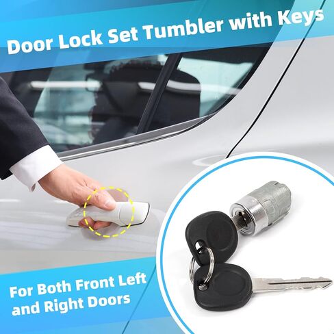 Ignition Lock Cylinder Switch with 2 Door Locks and 2 Keys Replacement for 1998-2003 Cadillac, Chevy, GMC & More Vehicles in Saudi Arabia