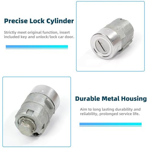 Ignition Lock Cylinder Switch with 2 Door Locks and 2 Keys Replacement for 1998-2003 Cadillac, Chevy, GMC & More Vehicles in Saudi Arabia