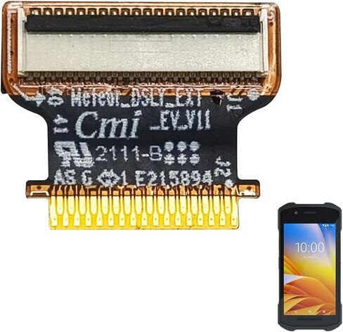 شريط كابل مرن LCD لماسح الباركود المحمول Zebra TC21 TC26، قطعة بديلة، P/N:E215894 in Kuwait