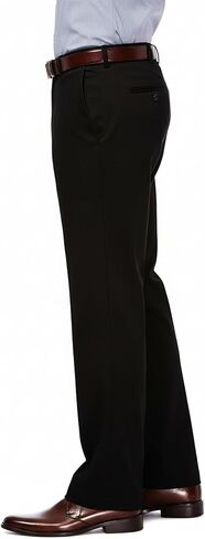 Men's Cotton Dress Pants Classic Fit, Non-Iron Straight-Leg Business Trousers, Casual Office Khaki Chinos in Saudi Arabia