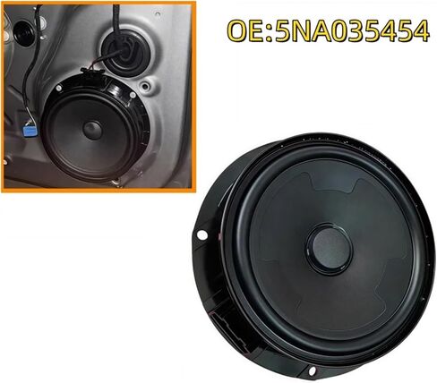 مكبر صوت جهير أمامي أو خلفي تلقائي متوافق مع VW Tiguan 2 II 2017 2018 2019 5NA035454 5NA035453 (أمامي يمين) in Kuwait