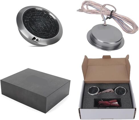 Tweeter Speaker with Tweeter Voice Coil 4 Ohms 50W*2 Super Silk Dome Tweeter Compatible with Car in Kuwait