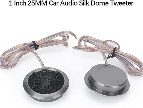 Tweeter Speaker with Tweeter Voice Coil 4 Ohms 50W*2 Super Silk Dome Tweeter Compatible with Car in Kuwait
