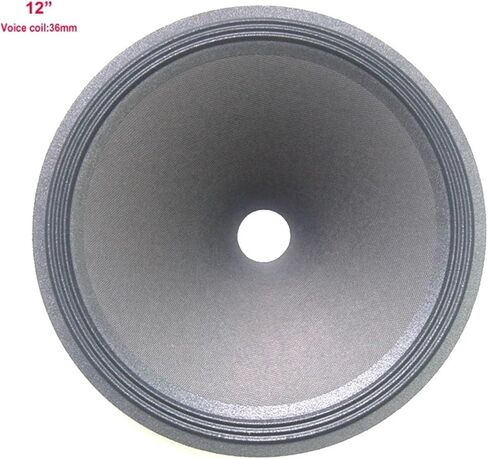 20pcs/Lot 12" Speaker Cloth Suspension Edge Paper Cone 3 Fold Rings Dia 292mm Voice Coil 36mm Car Subwoofer HiFi in Kuwait