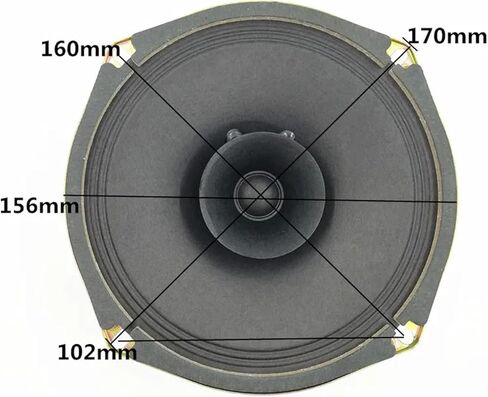2 قطعة/الوحدة 6/6.25 بوصة 8 أوم 30 واط مربع كامل المدى مزدوج نقي ورقة مخروط حمى مكبر هاي فاي ماكس الطاقة 150 واط لتقوم بها بنفسك صندوق بوم in Kuwait