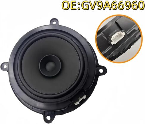 Black Front Door Speaker Horn Assembly Compatible with Mazda 3 6 Compatible with CX-5 2013-2018 KD4766960 Replacement Car Part in Kuwait
