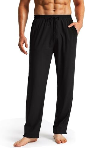FitsT4 Sports Men Beach Pants السباحة السراويل فضفاضة تناسب سريعة الجافة UPF 50+ مع جيوب الرباط الخصر لليخت ارتداء اليومي in Saudi Arabia