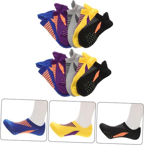 Cushioned Running Socks for Women Compression Socks Low Cut Athletic for Jogging Workout in Saudi Arabia