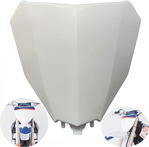 دراجة نارية الجبهة رقم لوحة الأبيض حاجز بلاستيكي جديد ل KAYO T2 T4 T6 CRF450 موتوكروس 110cc 125cc 150cc 250cc الترابية دراجة الطرق غير الممهدة in Kuwait