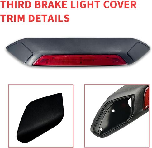 JK4Z13A613AF غطاء ضوء الفرامل الثالث زوج واحد متوافق مع Ford Transit 150 250 350 2018-2020، غطاء مصباح إيقاف عالي التركيب زوج واحد استبدال JK4Z13A613AE in Kuwait