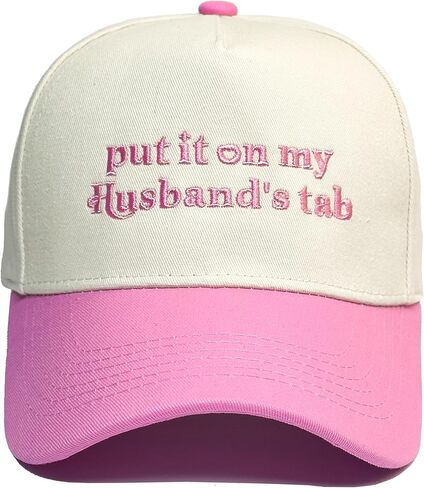 قبعة Put It On My Husbands Tab Hat، قبعة سائقي الشاحنات النسائية المضحكة - هدايا للزوجة من الزوج، المرأة التي لديها كل شيء، مضحكة لها in Kuwait