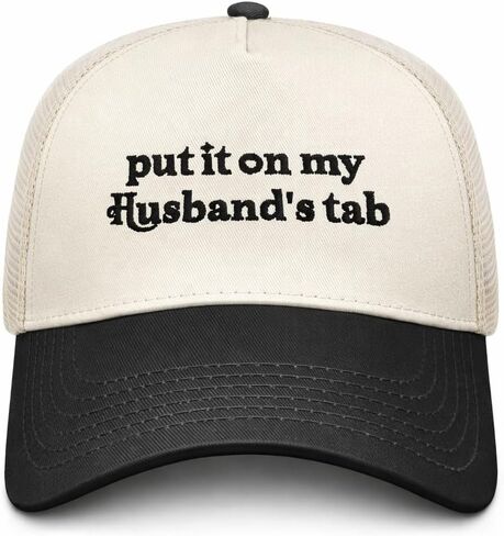قبعة Put It On My Husbands Tab Hat، قبعة سائقي الشاحنات النسائية المضحكة - هدايا للزوجة من الزوج، المرأة التي لديها كل شيء، مضحكة لها in Kuwait