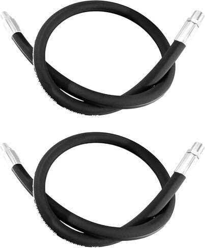 Snow Plow Hydraulic Hose Replacement Fits for BOSS HYD07042, 3/8" × 40" V-Plow Hose with 1/4" MP × 3/8" MP Fittings, 2PK in Saudi Arabia