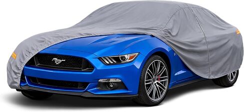 غطاء سيارة SUV متوسط ​​الحجم من كوفرليكس مقاوم للماء في جميع الأحوال الجوية، 6 طبقات من المواد شديدة التحمل تناسب عالمي لسيارة شيفروليه اكوينوكس، CX50، جيب شيروكي، نيسان روج، فولكس فاجن تيغوان، ميتسوبيشي أوتلاندر in Kuwait