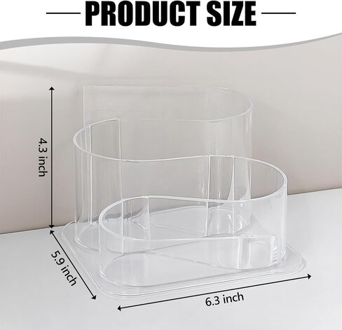 Pencil Holder, Aesthetic Desk Pen & Makeup Brush Organizer, Decorative Desk Organizer Storage for Home, School, Office in Kuwait