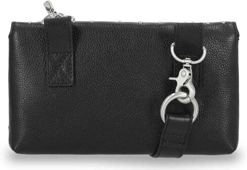 Harley-Davidson Women's Fringe Genuine Leather Crossbody Hip Bag, Black in Saudi Arabia