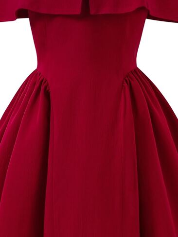 SweatyRocks Girl's Cold Shoulder Ruffle A Line Dresses Summer Short Sleeve Swing Cami Dress in Saudi Arabia