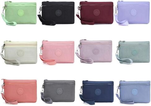 Small Phone Bag Korean Style Simple Niche Design Solid Color Coin Purse Casual Makeup Bag Wrist Phone Purse (Black) in Saudi Arabia