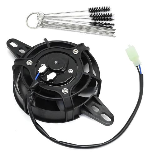4 Inch Electric Radiator Cooling Fan Mounting Kit, 12 V Oil Cooler for 150cc 200cc 250cc ATVs Quads Karts Dirt Bikes Motorcycles in Saudi Arabia