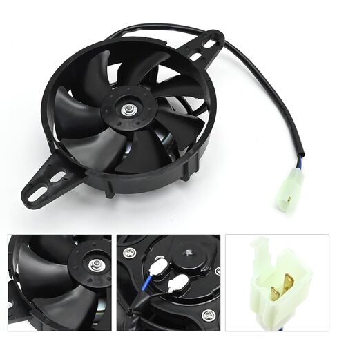 4 Inch Electric Radiator Cooling Fan Mounting Kit, 12 V Oil Cooler for 150cc 200cc 250cc ATVs Quads Karts Dirt Bikes Motorcycles in Saudi Arabia