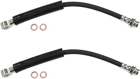 خرطوم الفرامل الهيدروليكي - خط الفرامل الأمامي، طقم زوج من 2 خرطوم فرامل أمامي يناسب Oldsmobile Cutlass 1978-1987 يناسب Oldsmobile Cutlass Calais 1979-1984 يناسب Oldsmobile Cutlass Cruiser 1982-1983 in Kuwait