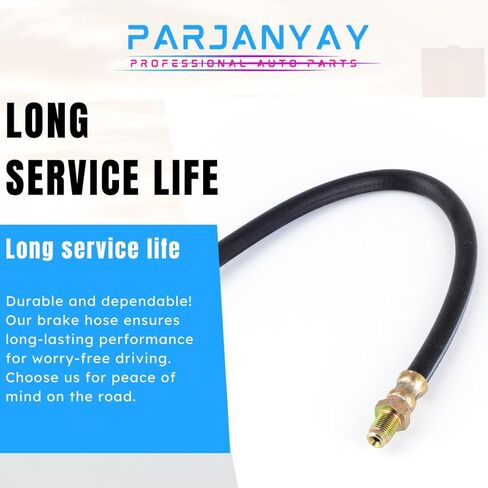 خرطوم الفرامل الهيدروليكي - خط الفرامل الأمامي، طقم زوج من 2 خرطوم فرامل أمامي يناسب Oldsmobile Cutlass 1978-1987 يناسب Oldsmobile Cutlass Calais 1979-1984 يناسب Oldsmobile Cutlass Cruiser 1982-1983 in Kuwait