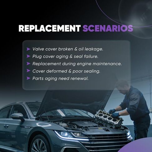 06H115418P 06H115418Q غطاء صمام رأس أسطوانة المحرك 1.8T 2.0T لاستبدال VW CC Eos Golf GTI Jetta Passat Tiguan Polo Audi A1 A3 A4 A5 A6 A7 A8 TT Q3 Q5 Q7 Q8 بورش سكودا سيات in Saudi Arabia