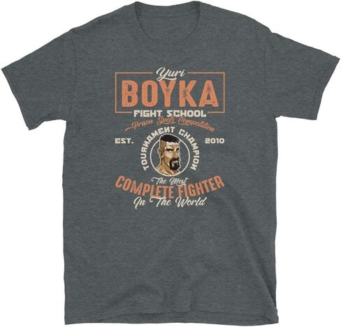 تي شيرت Boyka The Most Complete Fighter Fight School Tournament Champion بأكمام قصيرة للجنسين in Kuwait