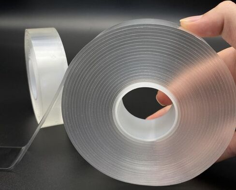Strong and Seamless Nano Double-Sided Adhesive, Highly Transparent Nano Adhesive, Strong Adhesive Double-Sided Tape (10Mm Wide * 5m Long; 2mm Thick Transparent) in Saudi Arabia