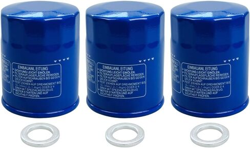3PCS 15400-PLM-A02 Oil Filter Compatible With Honda GX610 GX630 GX670 GX690 GXV340 GXV390 Replace 400-RTA-003 in Saudi Arabia
