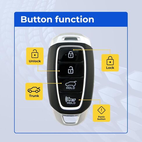 استبدال المفتاح الذكي فوب لعام 2020 هيونداي كونا 4 زر Fcc TQ8-FOB-4F19 رقم الجزء 95440-J9001 in Saudi Arabia