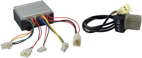 AlveyTech 6-Wire Throttle & Controller Bundle (Versions 1-7) 201C6-3A/HB2430TYD-FS - Fits The Razor Pocket Mod Blossom, Betty, Bistro, Bella, Chrissy, Daisy Electric Scooter, Mini Bike Cable Kit in Saudi Arabia