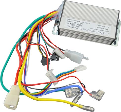 AlveyTech 6-Wire Throttle & Controller Bundle (Versions 1-7) 201C6-3A/HB2430TYD-FS - Fits The Razor Pocket Mod Blossom, Betty, Bistro, Bella, Chrissy, Daisy Electric Scooter, Mini Bike Cable Kit in Saudi Arabia